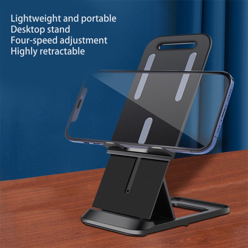 Giá Đỡ Điện Thoại Mini Màu Trắng / Đen Tùy Chỉnh Góc Độ Tiện Dụng