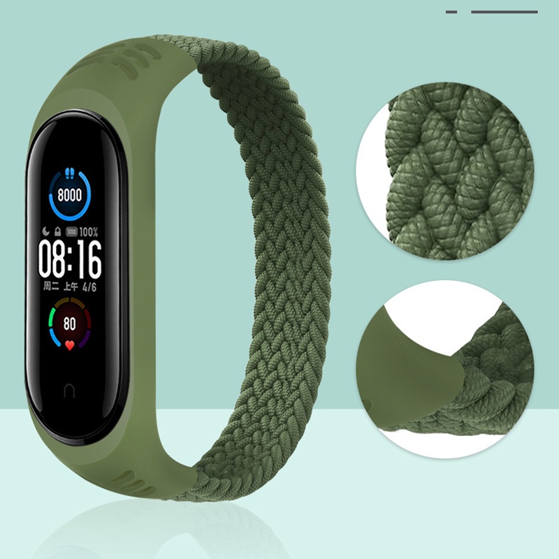Dây Đeo Thay Thế Chất Liệu Sợi Cacbon Nhiều Màu Cho Xiaomi Band 3 4 5