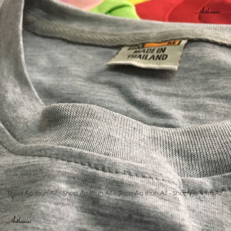 Áo thun trơn màu xám muối tiêu - Vải thun Cotton Thái 3M Mềm Mịn Mát