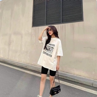 Áo thun nữ tay lỡ unisex , áo phông form rộng [ Mã L27 ]