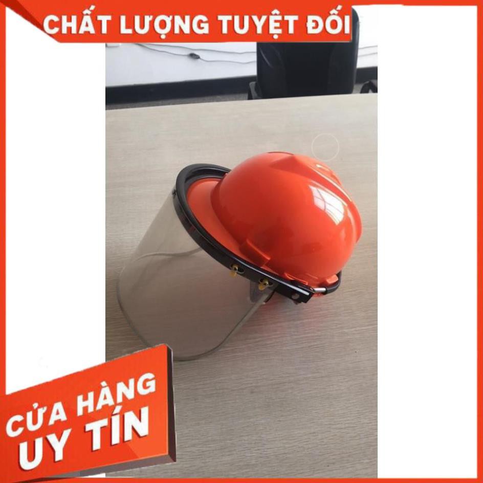 MŨ NÓN BẢO HỘ MẶT KÍNH ĐỂ CẮT CỎ - HÀN - MÀI - CƯA CÂY - XỊT THUỐC - npcl 33