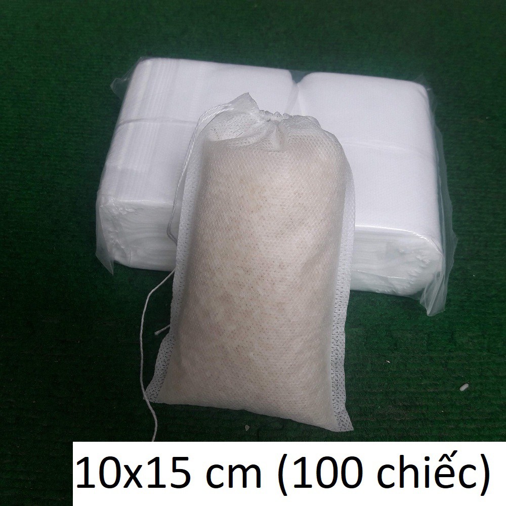 100 chiếc túi lọc trà kích thước 10 x 15 cm