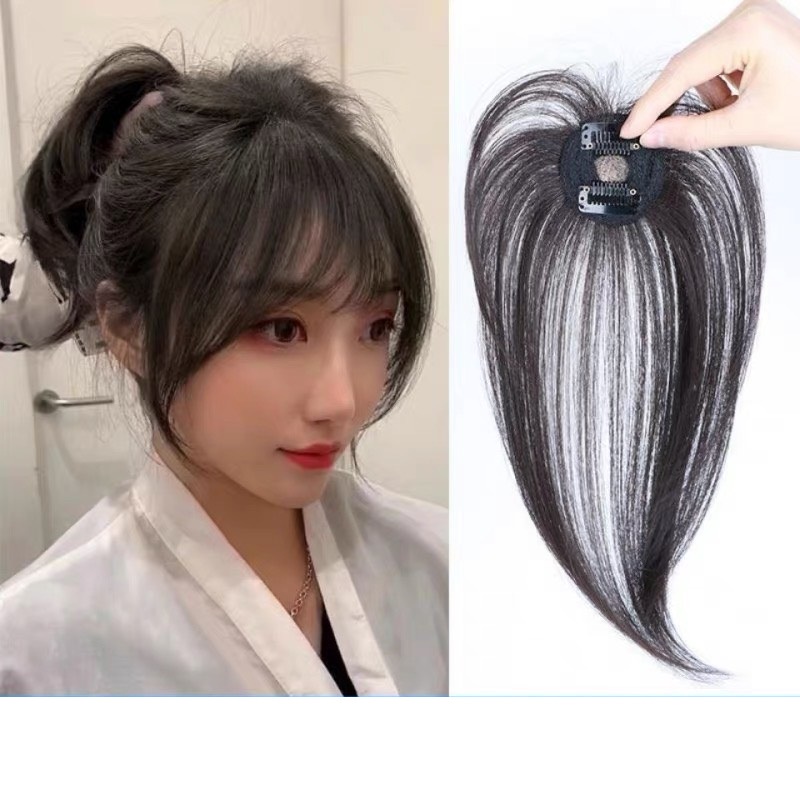 Tóc giả mái che hói cao cấp sợi tơ Hàn Quốc