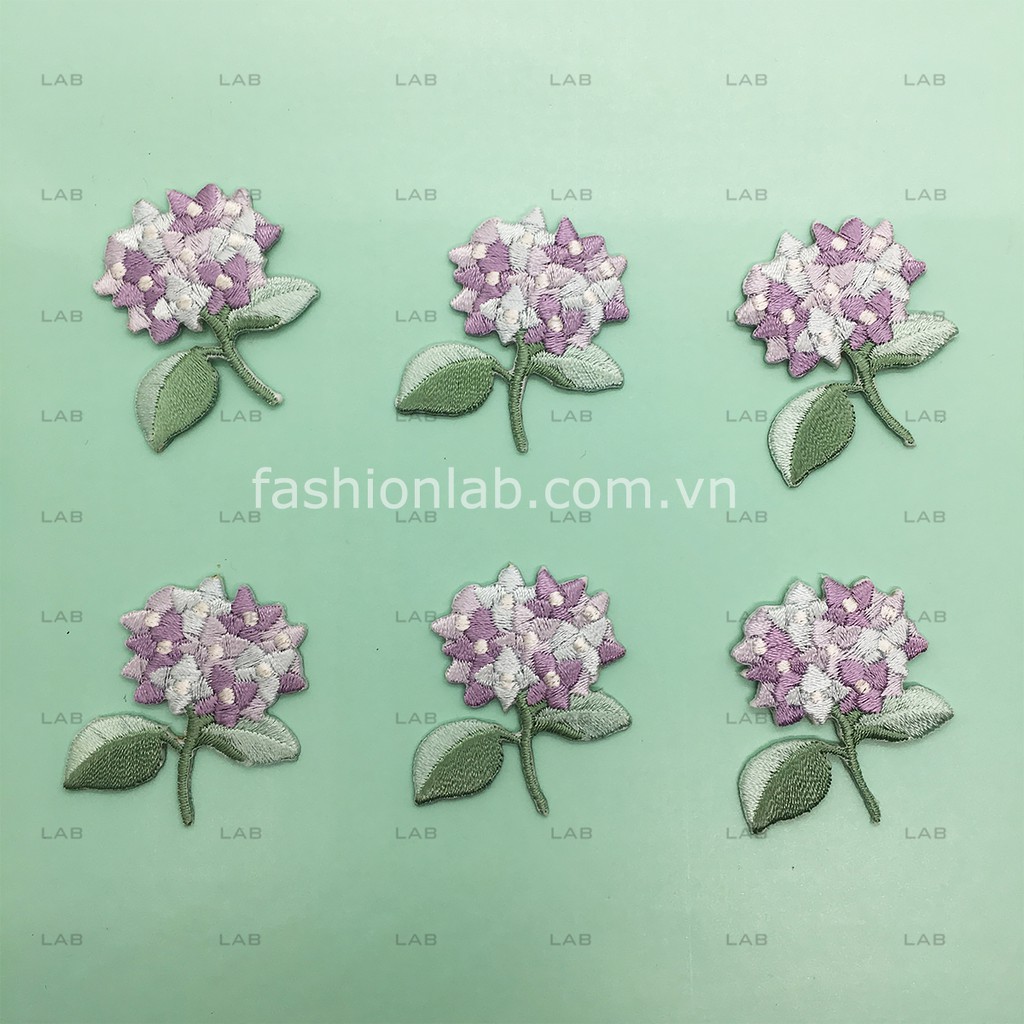 Hình thêu hoa nhỏ -mẫu 969 (1 pcs) #0205