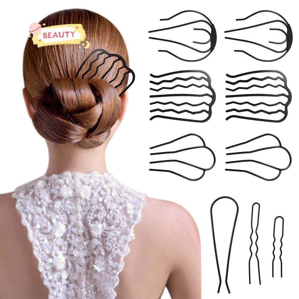 Lược Cài Tóc Bằng Kim Loại Có Răng Lược Cài Phong Cách Retro