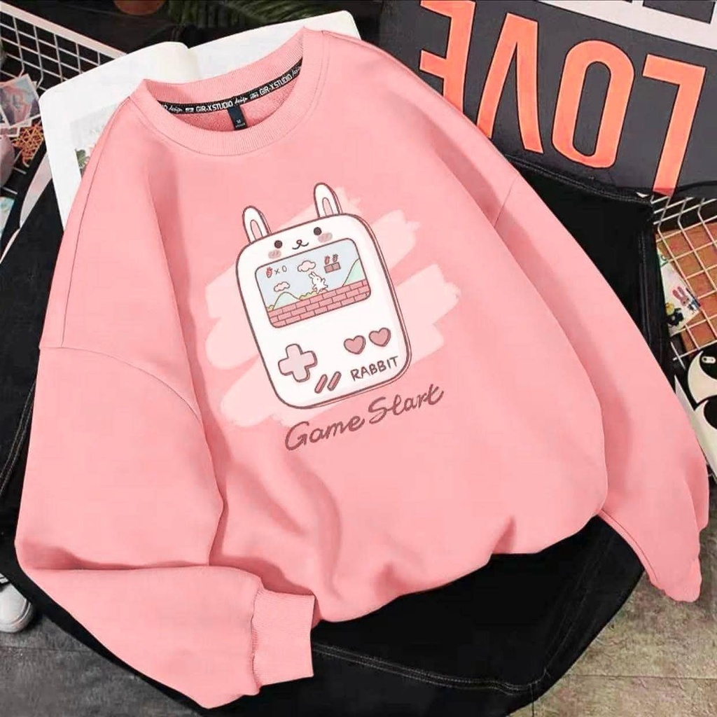 Áo Sweater Nam Nữ Unisex Icon Layer Nỉ Lót Bông Form Rộng