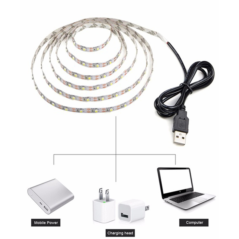 Dây Đèn LED USB 5V Trang Trí Phông Nền TV