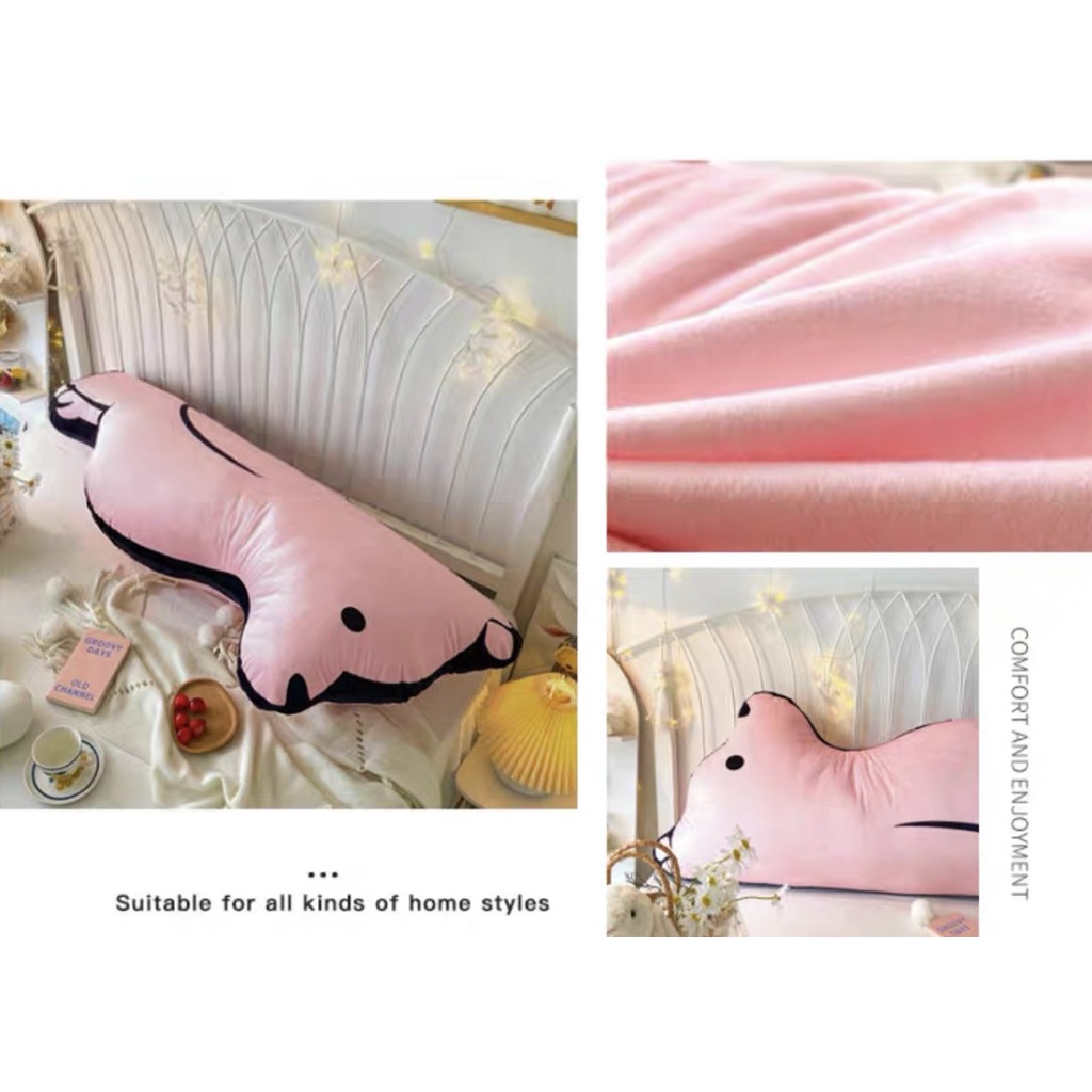 Gối tựa đầu giường hình thú,có 2 kích thước lựa chọn 1m5/1m8