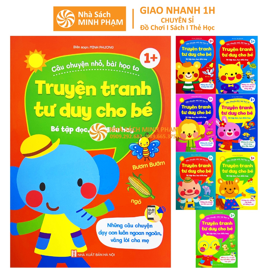 Sách - Combo Truyện Tranh Tư Duy Cho Bé - Bé Tập Đọc, Học Điều Hay