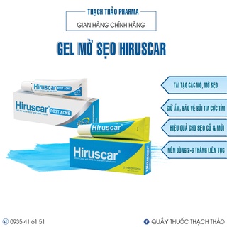 Gel làm mờ sẹo - hiruscar