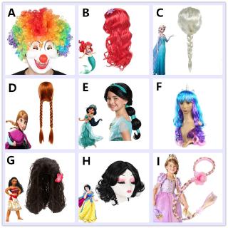 Tóc Giả Hóa Trang Nữ Hoàng Băng Giá Elsa Cho Bé