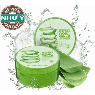 Gel Dưỡng Ẩm Nha Đam Nature Repulic Aloe Vera 92% Soothing Gel 300ml