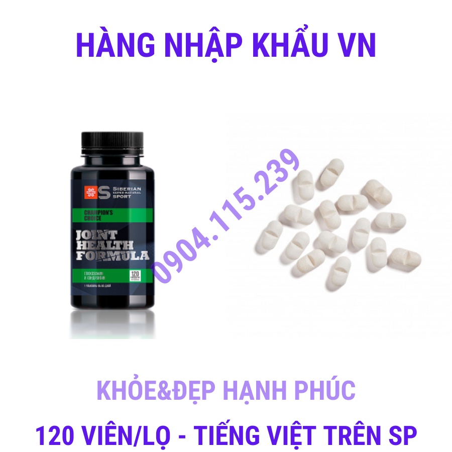 Thực phẩm bảo vệ sức khỏe Siberian supernatural sport Glucosamine and Chondroitin 120 viên/l