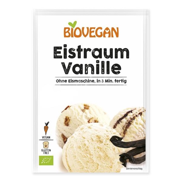 Bột làm kem hữu cơ vị Socola - Vani (BioVegan)