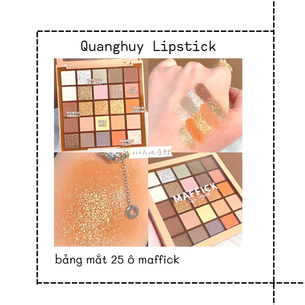 Bảng mắt nhũ 25 ô maffick