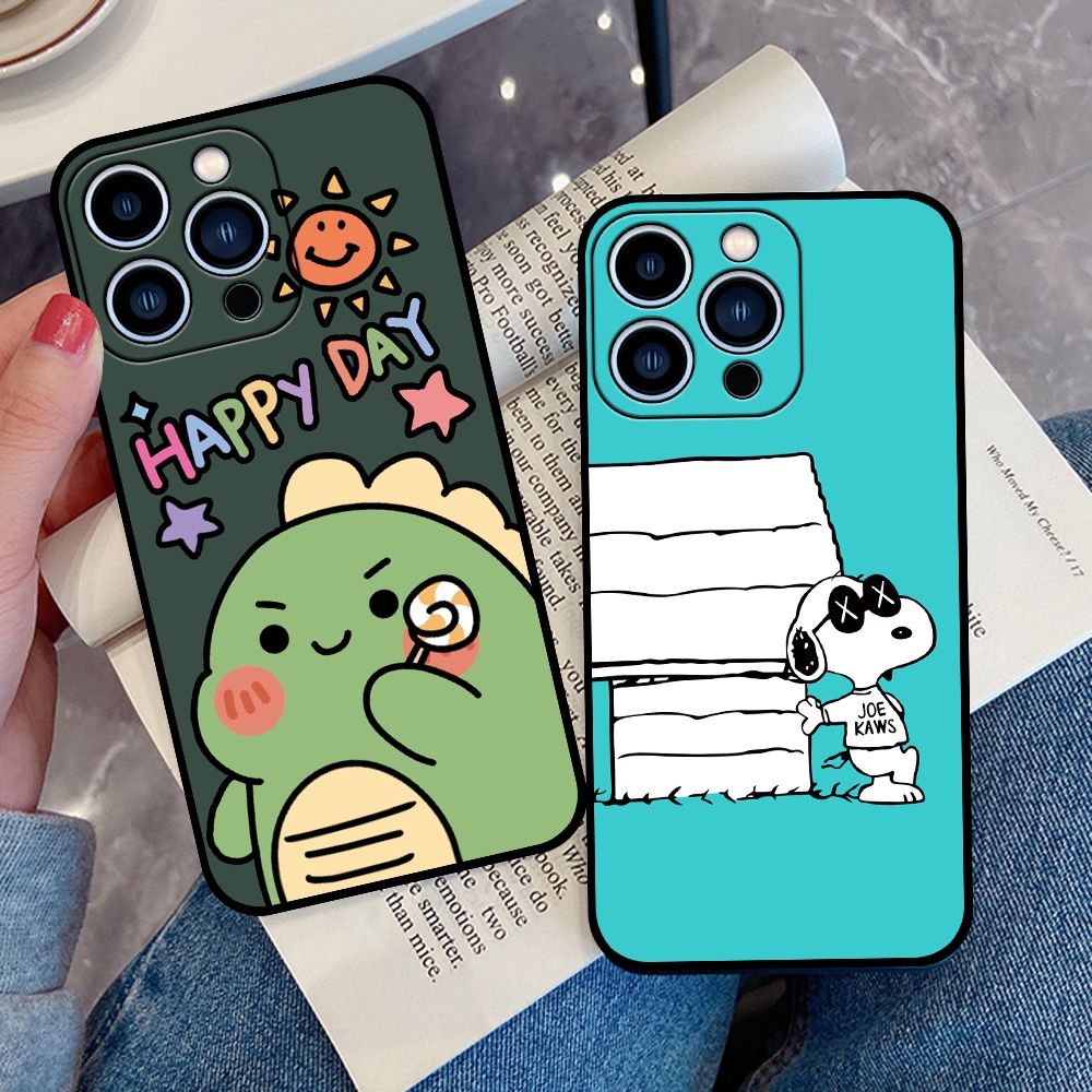 Ốp iphone 13 13 Pro 13 Pro Max 13 Mini in hình quả bơ, hươu, khủng long siêu dễ thương