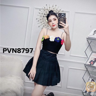 Bộ áo váy cuộn len cotton