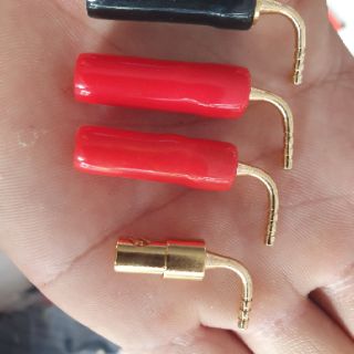 Jack mỏ chim đen đỏ , giúp tăng độ tiếp xúc  Combo 2 cặp