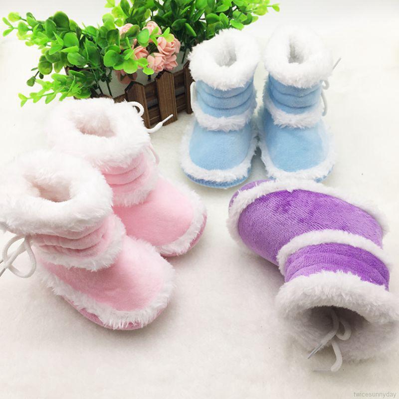 Giày boot mùa đông ấm áp xinh xắn dành cho bé gái