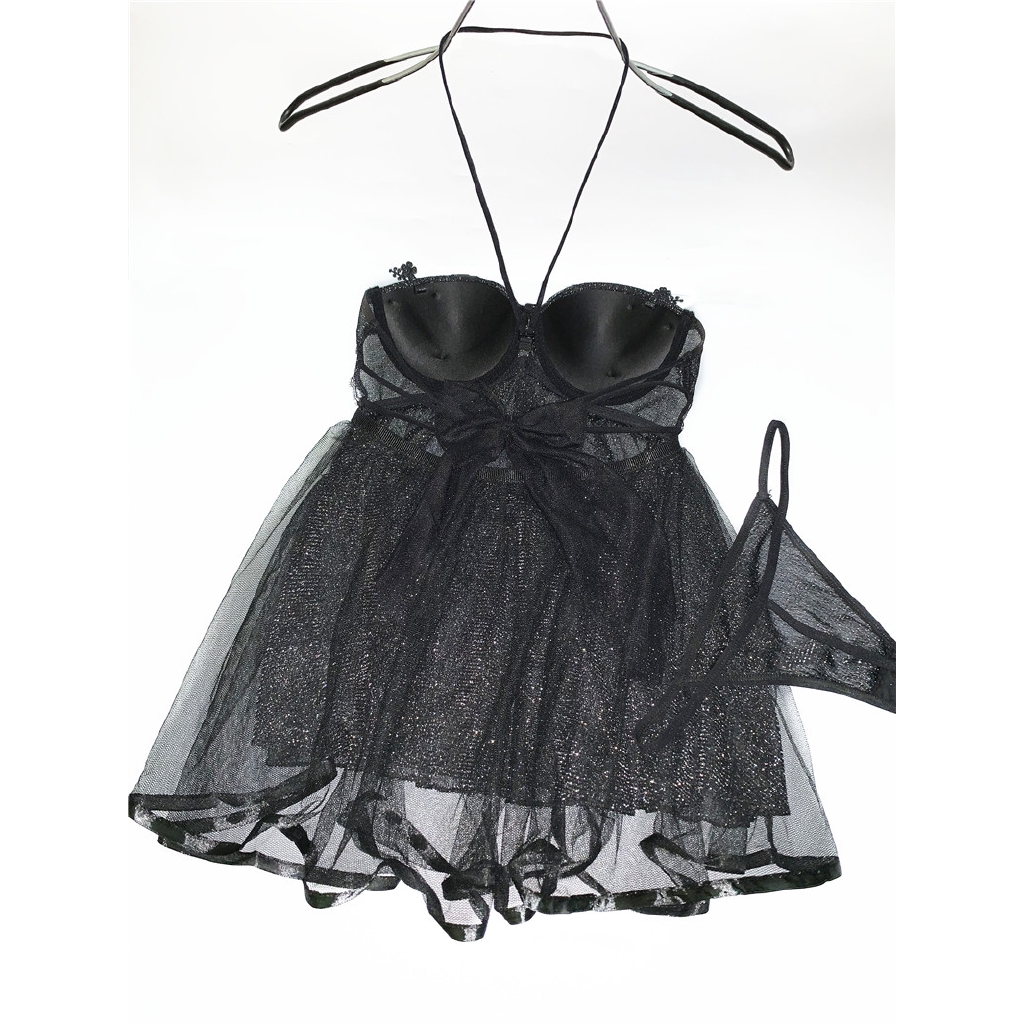 đồ ngủ sexy Woman Night Passion Erotic Sleeping Dress Lingerie Set With Thong | BigBuy360 - bigbuy360.vn