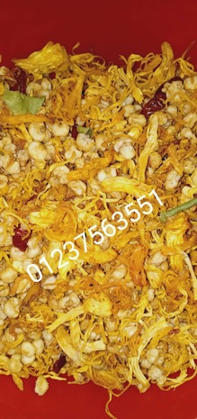 Ngô sấy lắc khô gà