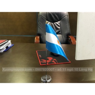 Cờ để bàn Argentina đế đơn inox