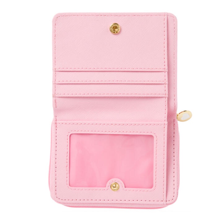 Ví Da ARTBOX Hàn Quốc Dạng Gập Họa Tiết Barbichon Màu Hồng Dễ Thương