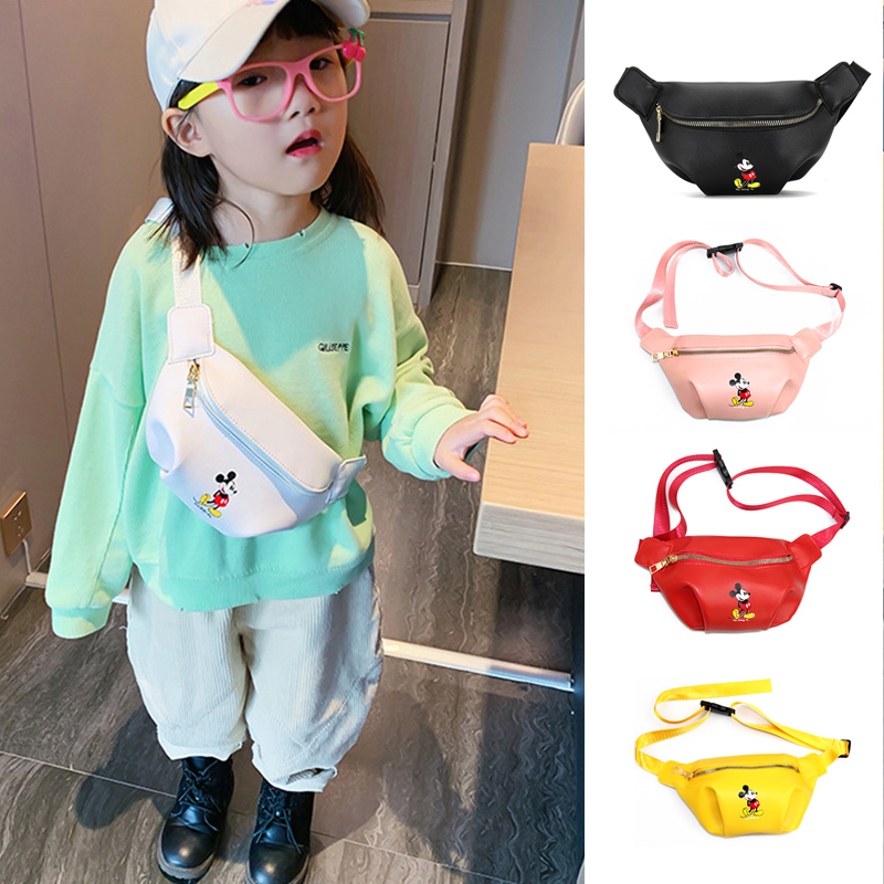 Túi đeo chéo da PU in hình hoạt hình đáng yêu cho bé