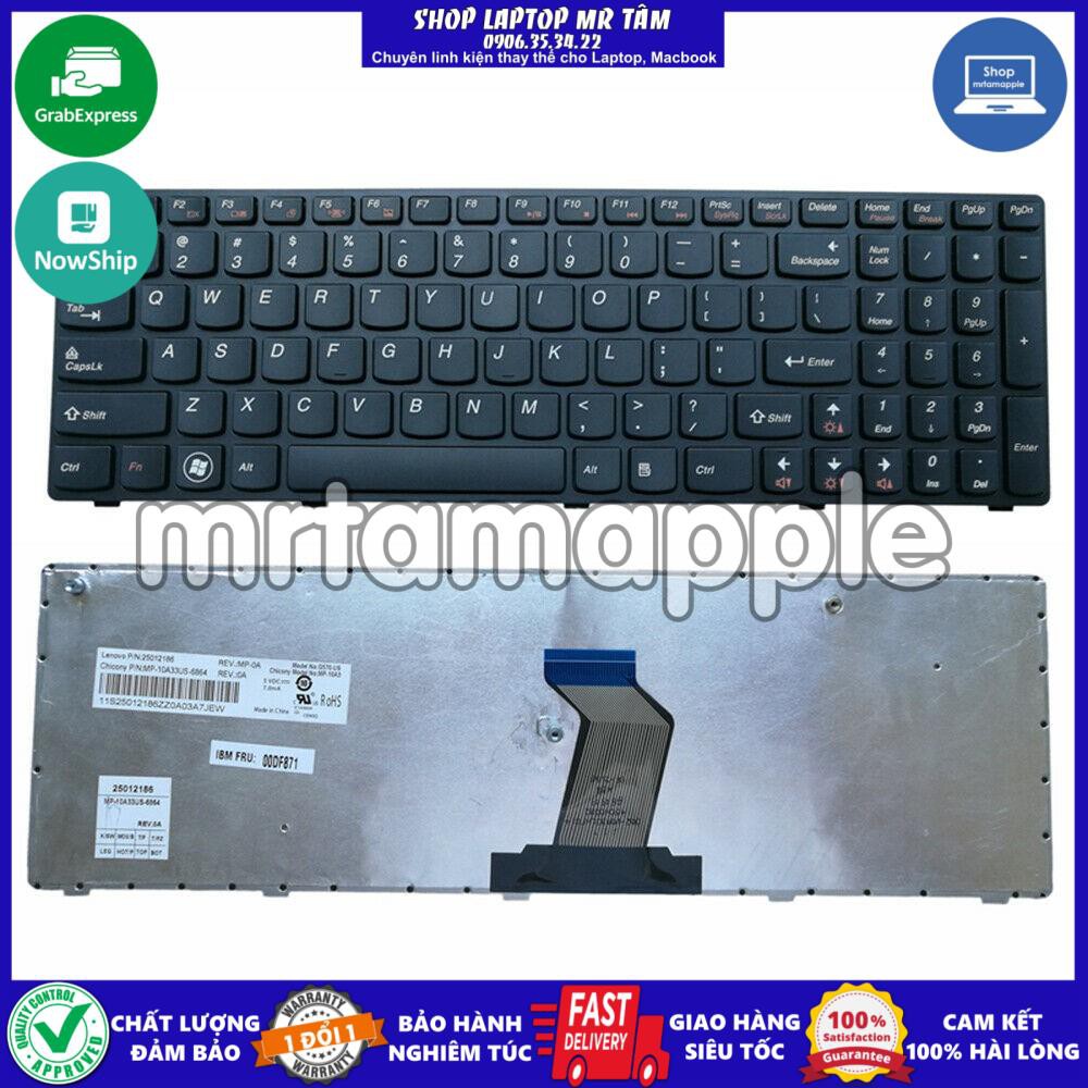 (KEYBOARD) BÀN PHÍM LAPTOP LENOVO G560 dùng cho IdeaPad G560 G565