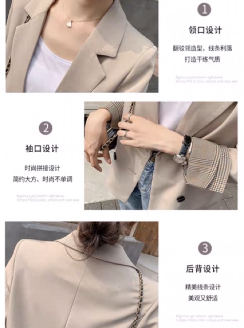 Áo Blazer đi học đi làm siêu thanh lịch xinh xắn (ảnh feedback phía cuối) | BigBuy360 - bigbuy360.vn