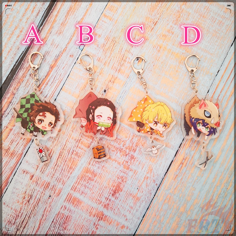 ❀ Móc Khóa Acrylic Hình Kimetsu no Yaiba Trong Demon Slayer ❀ 1 Móc Khóa Nhân Vật Anime (S-2: 4)