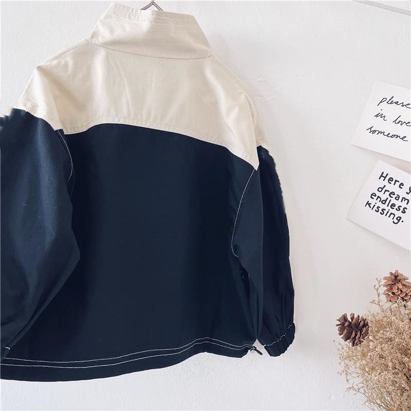 Áo khoác thể thao phong cách Hàn Quốc thời trang xuân thu cho bé trai 2023