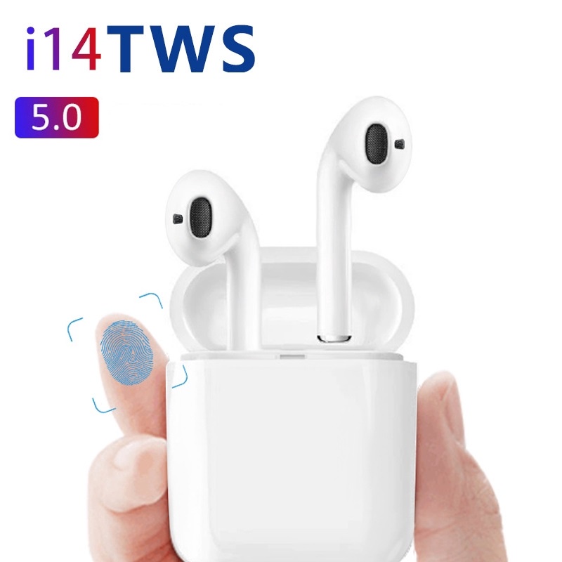 i14 Wireless Headphone,tai nghe Bluetooth 5.0,Mini In Ear Earbuds,With Mic Sports Headset,For táo Xiaomi Lg & All Phones