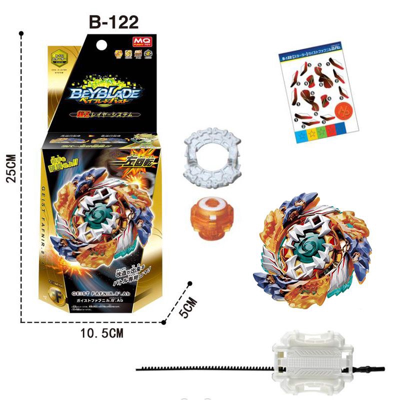 Takara tomy Con Quay beyblade burst b-122 fafnir 8 ab official b122 Nhật Bản Chất Lượng Cao