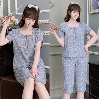 đồ bộ mặc nhà mẫu lửng 3 màu