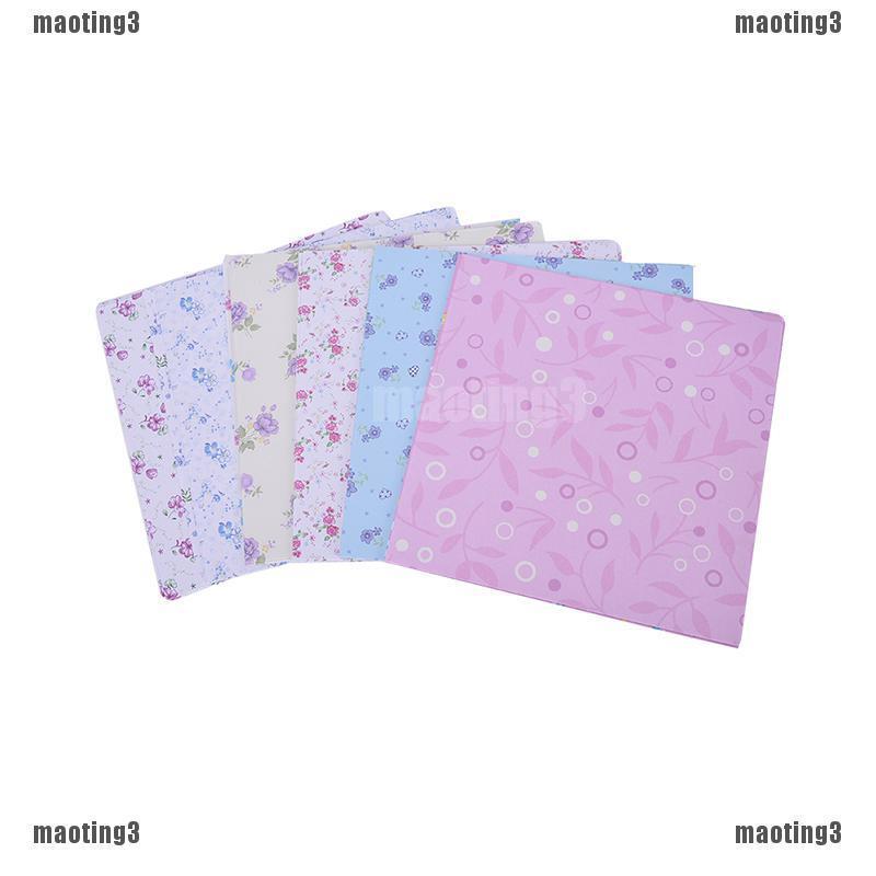 ❤Bộ 72 Tờ Giấy Gấp origami Kích Thước 15X15cm Với Họa Tiết Hoa Đáng Yêu