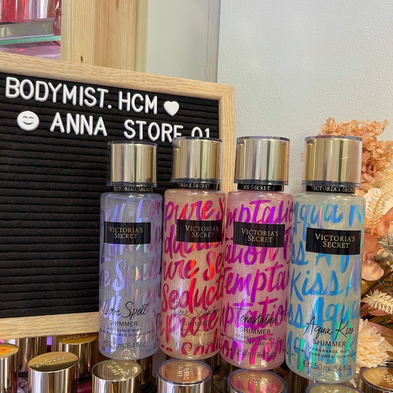 [Tổng hợp nhũ] Xịt thơm Victoria's shimmer có nhũ | BigBuy360 - bigbuy360.vn