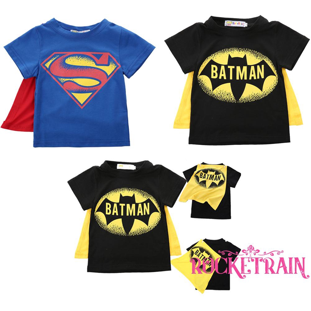 Áo thun tay ngắn in họa tiết Siêu Nhân dành cho bé trai