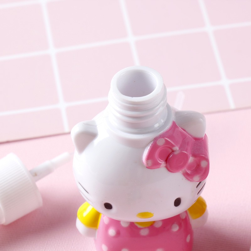 Bình rỗng chiết mỹ phẩm/xà phòng/dầu gội/nước hoa di động đi du lịch hình Hello Kitty dễ thương