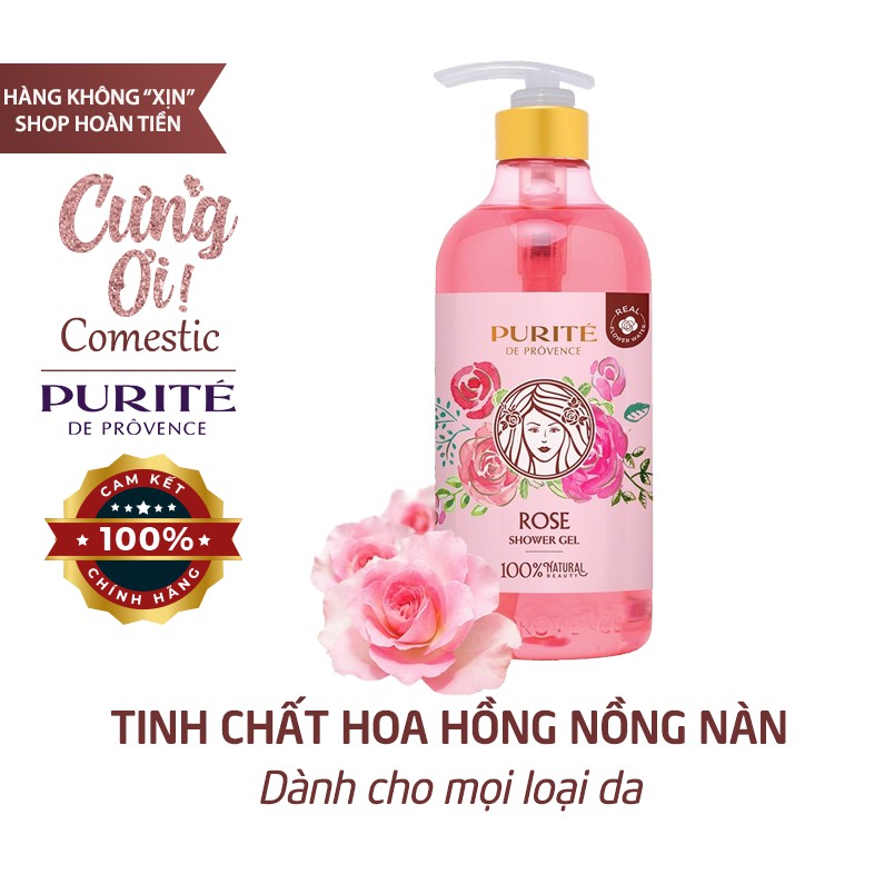 [Date mới 2024] Sữa Tắm Sáng Da Thiên Nhiên 6 Loại Hương 500ML &amp; 850ML