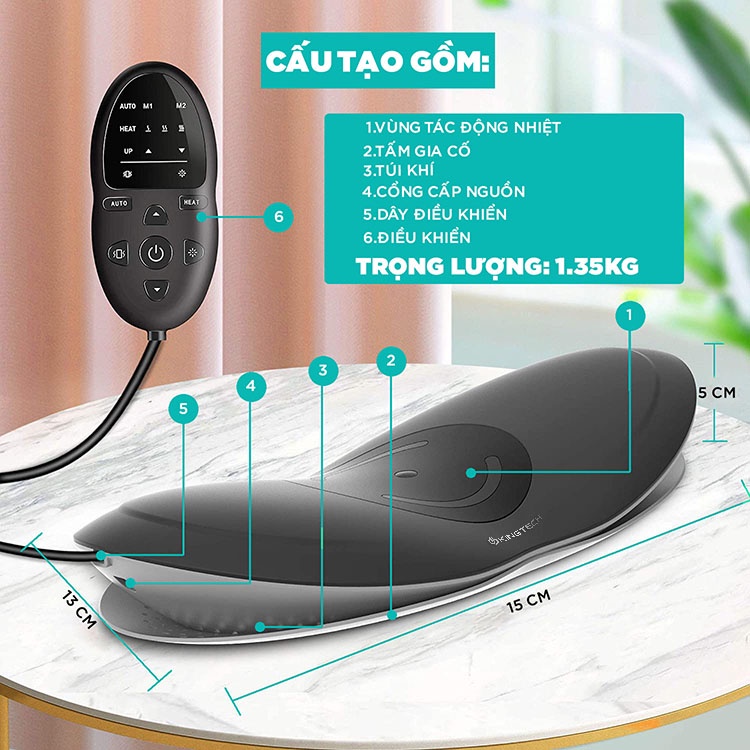 Máy Massage Trị Liệu Lưng, Hông Cao Cấp KB-920 - Chuyên Sâu Thắt Lưng, Cột Sống - Bảo Hành 12 Tháng Chính Hãng KINGTECH