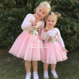 Váy thỏ đính sequin bé gái