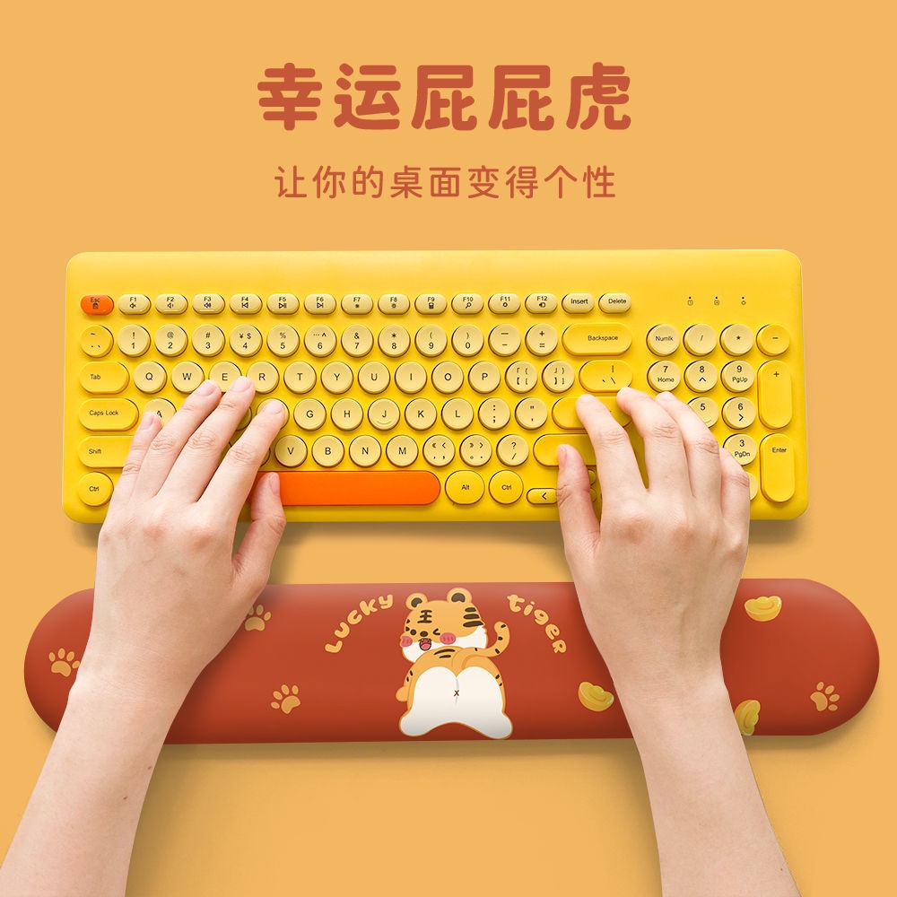 Đệm Lót Chuột Và Bàn Phím Bằng Cao Su Non 3d Mềm Mại Tiện Dụng