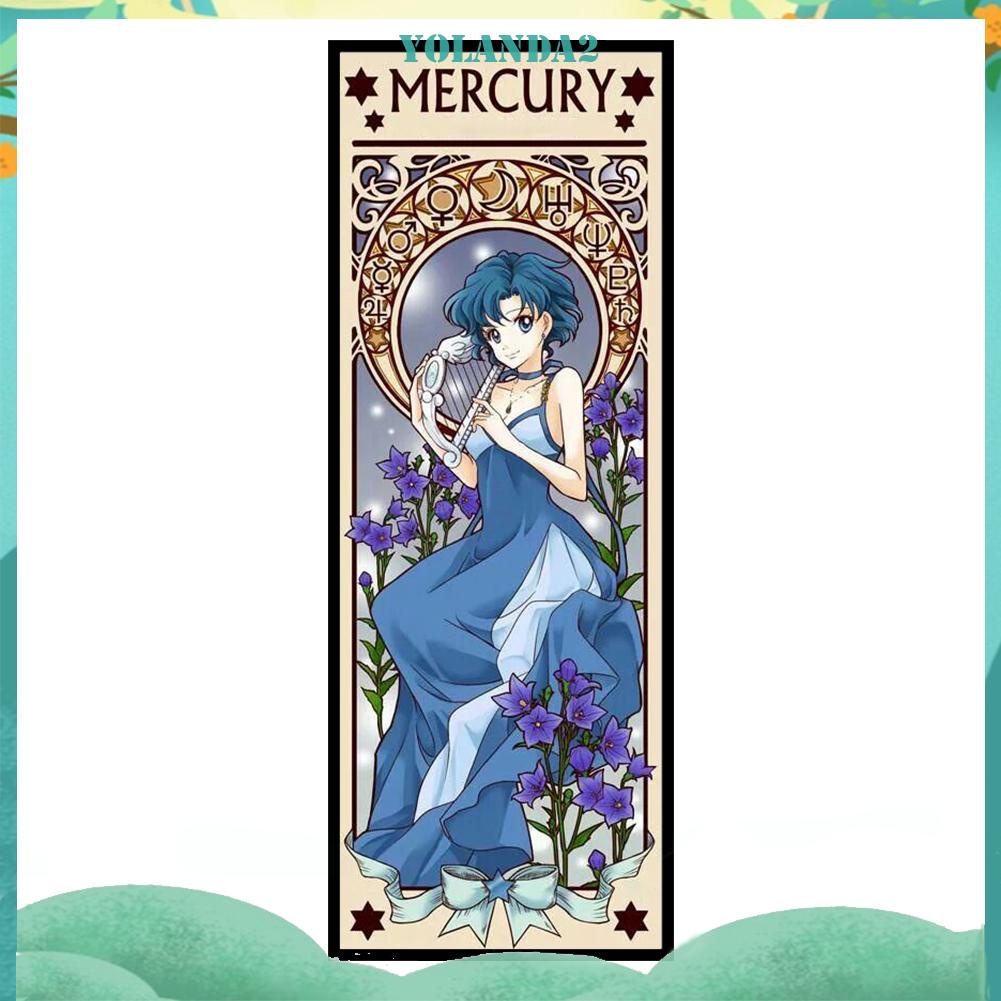 Bộ tranh thêu chữ thập 11CT 30x85cm hình nữ chiến binh trang trí nhà ở