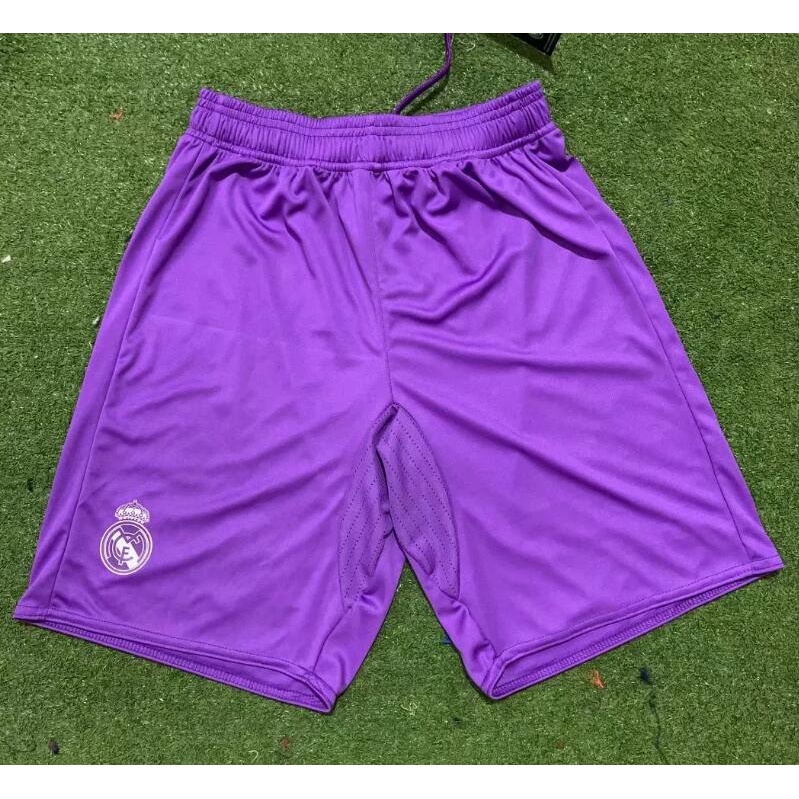 Quần Short Thể Thao Real Madrid Màu Trắng Đen Phong Cách Retro 2010 Size S-XXL