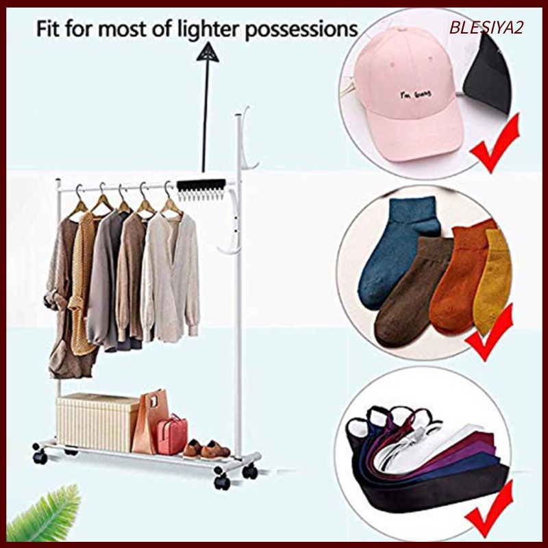 [Bresiya2] Set 2 Túi Đựng Kẹp Mũ Bằng Kim Loại Nhẹ Sắp Xếp Gọn Gàng Cho Phòng