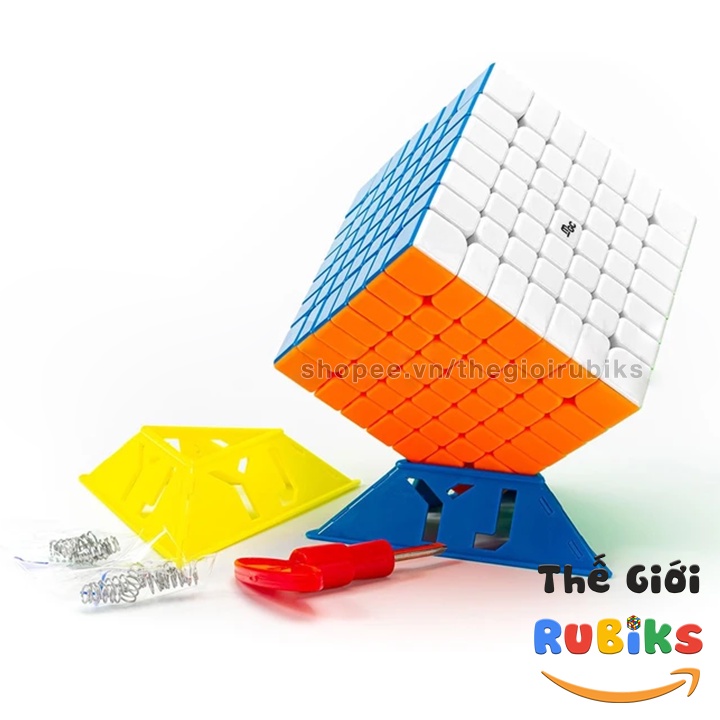 Rubik 7x7 YJ MGC 7x7 Có Nam Châm Stickerless Rubic Không Viền 7 Tầng Đồ Chơi Trí Tuệ