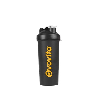 Bình Lắc Shaker OVOVITA Dung Tích 600ML Kèm Bi Lắc Tiện Lợi. Thiết Kế Mạnh Mẽ Dùng Cho GYMER