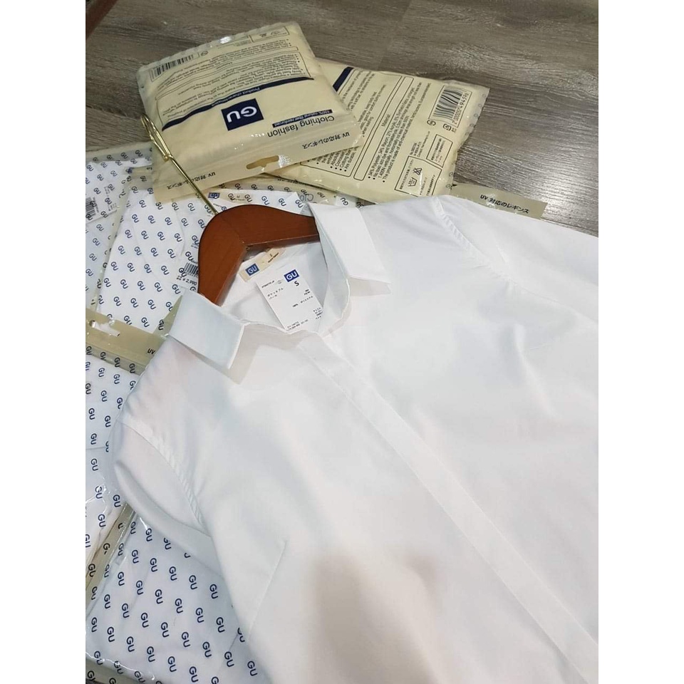 ÁO SƠ MI TRẮNG GU DÀI TAY BASIC