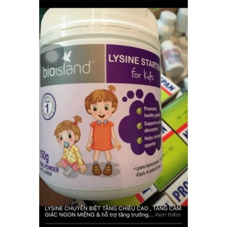 Bột tăng chiều cao lysine của úc cho bé 150 gam
